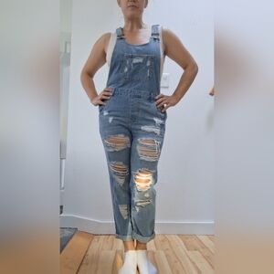 Ripped Overalls